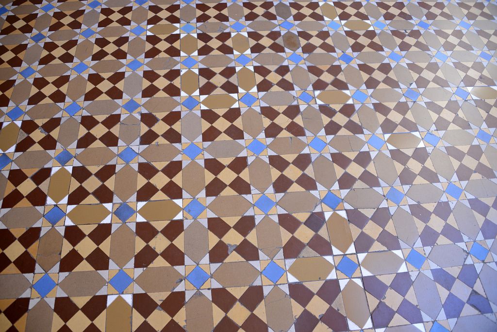 41 Colourful Brown And Blue Floor Tiles Casa Rosado Plaza de Mayo Buenos Aires